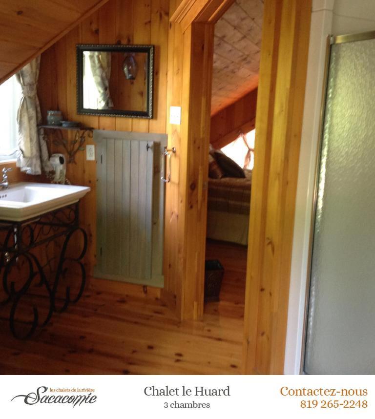 Chalets De La Riviere Sacacomie Villa Saint-Alexis-des-Monts Exterior photo
