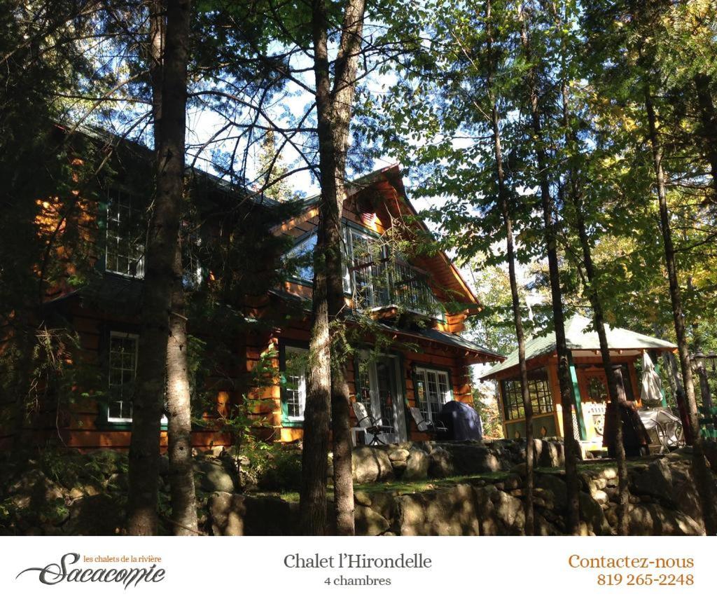 Chalets De La Riviere Sacacomie Villa Saint-Alexis-des-Monts Exterior photo